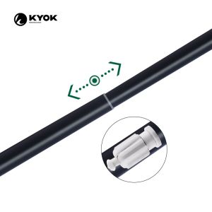 No Drill Extendable Curtain Pole Stainless Steel Shower Curtain Rod