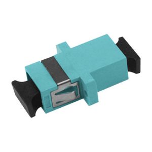 SC OM3 SX Adapter With Flange Fiber Optic Adapter/Coupler