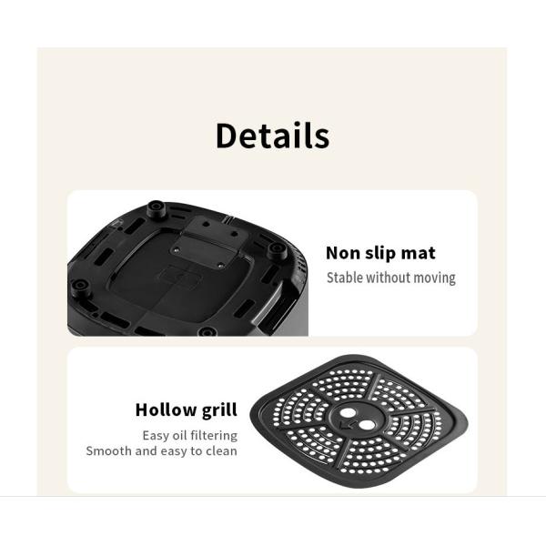 Stainless Steel Electric Heating Air Fryer with High Firepower and Touch Screen