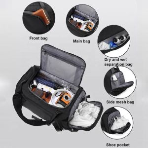 Waterproof Travel Bags Anti Tear 34.5L Hand Luggage Backpack