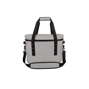 Custom Outdoor Cooler Box 20L Light Grey TPU Insulated Cooler Bag 40x27x32CM