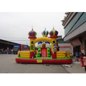 Quality EN71 Large PVC Tarpaulin Inflatable Amusement Park For Jumping for sale