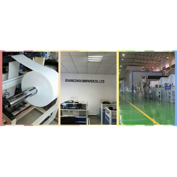 One Side Gloss FSC Whit Kraft Paper Roll 30GSM 40GSM for food packaging