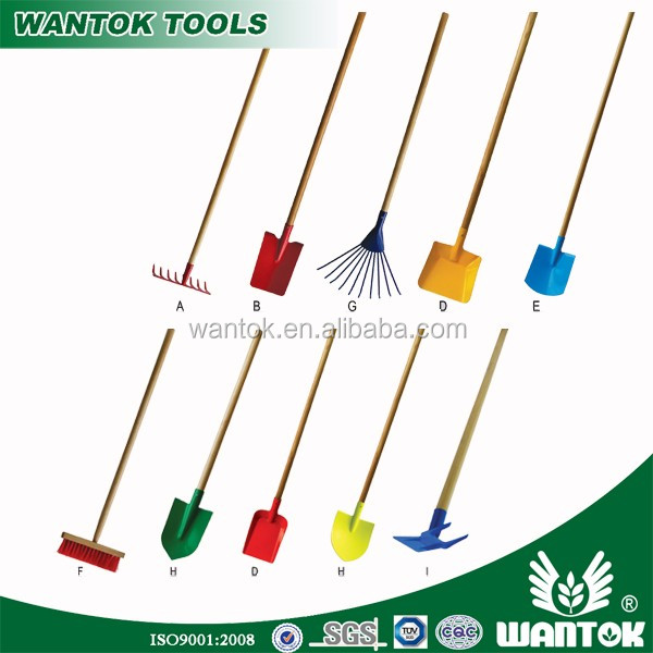 10pcs Garden Hand Tools Set with Long Wooden Handle Multifunctional and Customized Support