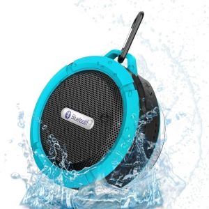 OEM 300MAH Wireless Waterproof Speaker , 2hours Portable Charger Keychain