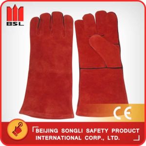 China SLG-HD8020-R4 cow split leather welding gloves on sale