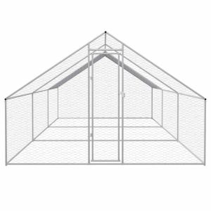 Lockable Latch Steel Walk In 20x13ft Chicken Run Kennel