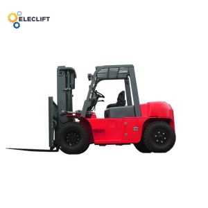 Seated Operator 3 Ton Diesel Forklift Truck Tilt Angle 45-60 Degrees