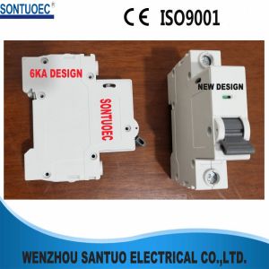 6KA Miniature MCB Circuit Breaker IEC60898 Din Rail Fixed
