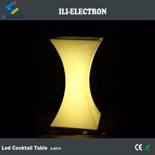 Rotational Moulding Plastic Modern Color Change Bar Furniture LED Table
