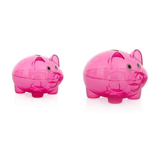 Buy CE PP Transparent Piggy Bank Custom Pattern Printing at wholesale prices
