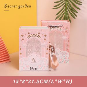 Birthday Candy Package Paper Box Gift Cardboard Box With Ribbon