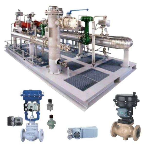 New Samson Pneumatic Control Valves 3241 With 3725 Positioner And Pneumatic