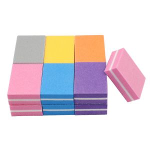 Mini Sponge Nail Care Tools / Nail Buffer Block Double Sided Size 3.5 * 2.5 * 1