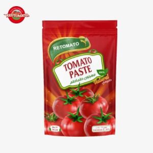 80g Standup Sachet Tomato Paste Double Concentrated 30%-100% Purity