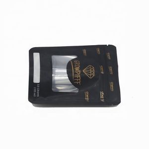 Eco Friendly Mylar Foil Mini Pouches Cookies Food Holographic Stand Up Pouch