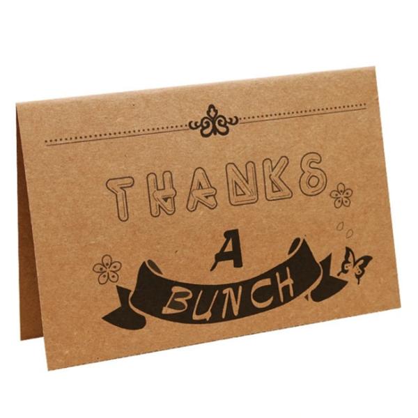 Kraft Paper Card Blank Sleep Aid Items Scent Brown Wedding Favour Gift Greeting