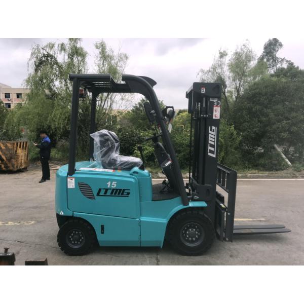 Portable Electric Forklift Truck 1.5 Ton With 48V Battery Work In Refrigeration Storage