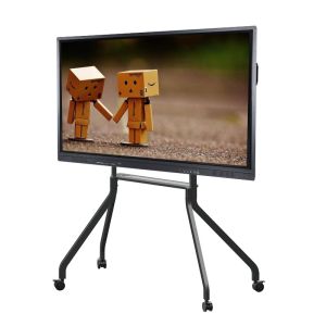 1576*726 Interactive Whiteboard Stand 176LBS With Universal Wheel