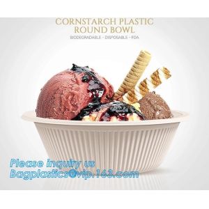 Corn Starch Eco-friendly Microwave Hot Sale Custom Biodegradable Bowl With Lid