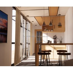 Hotel 20ft Removable Mini Sandwich Panel Steel Prefabricated Flat Pack