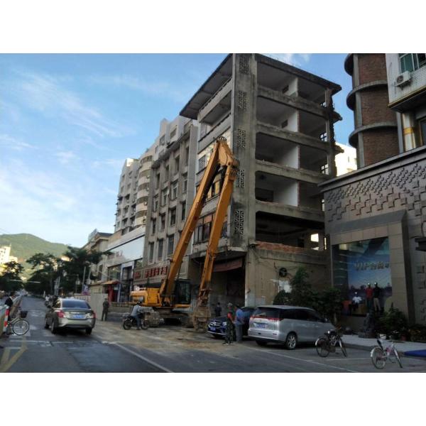 JCB 360 Erosion Resistant Demolition Arm , Practical Excavator Long Reach Boom