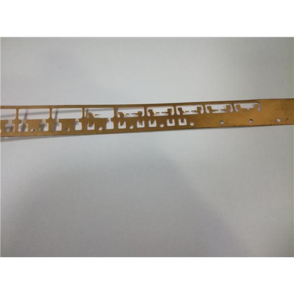 Tooling Design Metal Stamping Dies Brass Socket Pins Stamping Material Strip Out