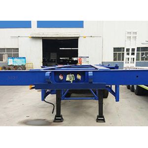 Q345B Skeleton Container Semi Trailer 40000kg Truck Trailer Chassis