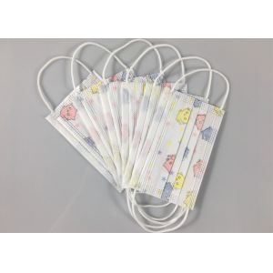 Adjustable Nose Piece Elastic Cartoon Anti Virus 3ply Face Mask