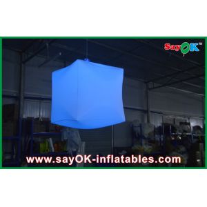 Square Hanging Inflatable LED Light Stylish Customized For Club