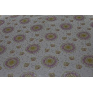 Breathable 5mm Polyester Satin Fabric With Flower Pattern Printing