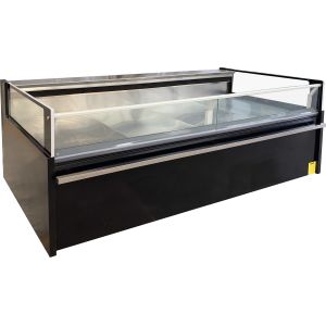 China Deli Refrigeration Equipment With Lift-Up Front Straight Glass Door on sale