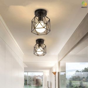 Nordic Aisle LED Ceiling Light Corridor Light Wrought Iron E27