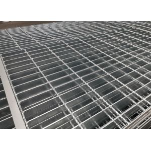Serrated 30*100mm Hot Dip Galvanized Steel Grating High Strength