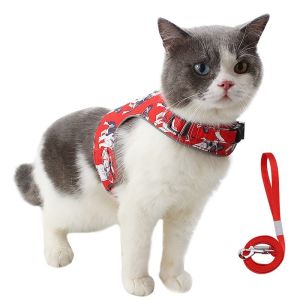 Quick Release Reflective Cat Chest Strap To Prevent Breaking Off
