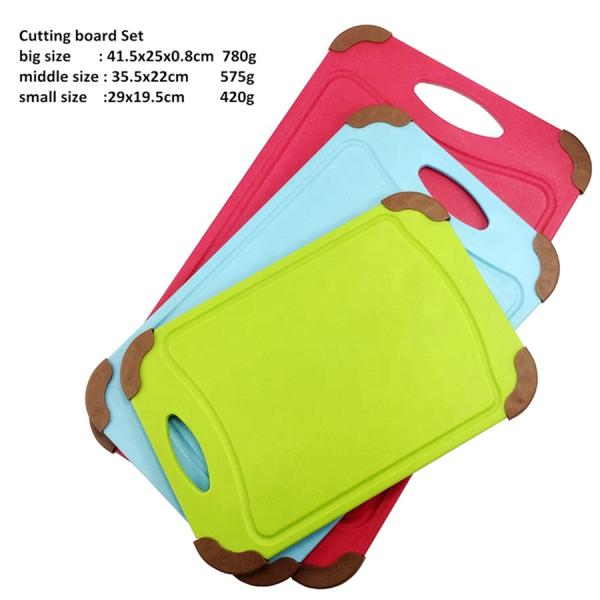 Chopping Latest 2021 Kitchen Accessories Plastic Cutting Board Set for Souvenir Stores