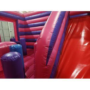 Digital Printing Inflatable Bounce House With Slides Disney Princess Inflatable