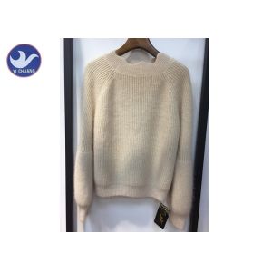 China Half Cardigan Knitting Womens Jumper Sweater Pullover Acrylic Wool Composition on sale