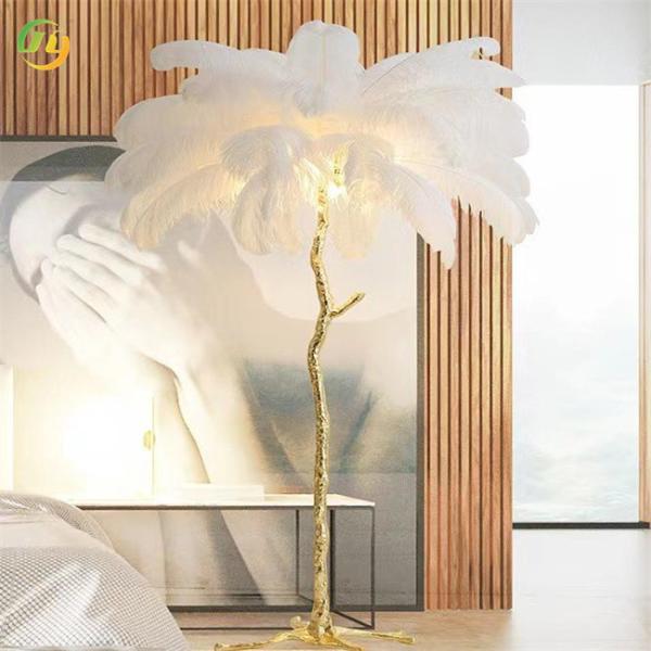 Feather Designer Luxury Modern LED Led Floor Lamp Modern Indoor Floor Lamp
