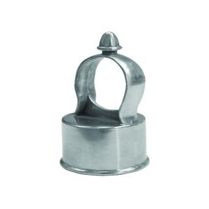 Quality Chain Wire Fence Eye Top Caps For 1-5/8&quot;/1.625&quot;/42mm line post hot dipped galvaized or powder coated for sale