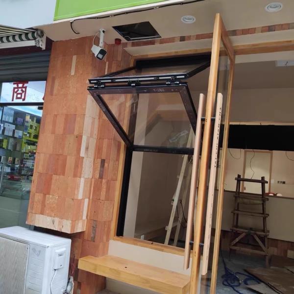 Balcony-Integrated Folding Window Enabling Container Gardening Access and Micro-Greens Harvesting Convenience