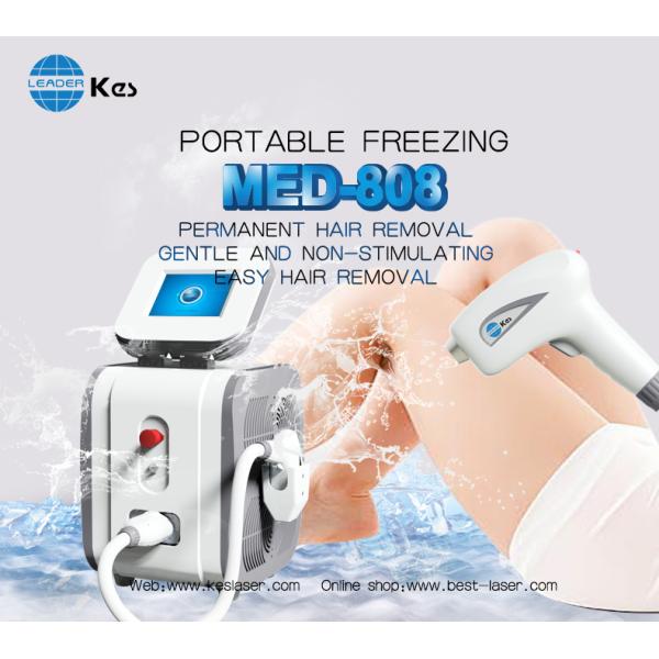 MED - 808 peak power 2000w net weight 43kgs portable diode laser hair removal painfree machine