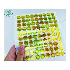 Oilproof Waterproof 3D Hologram Tamper Evident Security Labels