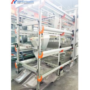 Chicken Poultry Cage H Type Layer Chicken Cage Automatic Feeding System