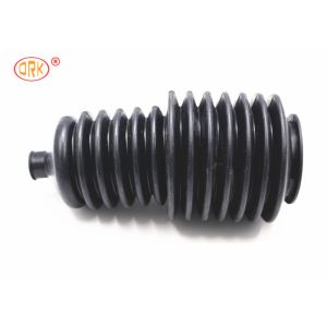 Custom Rubber Bellow Sleeve Black Silicone Heat Resistance RoHs Approved