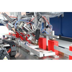 Automatic Ribbon Inserting Machine For Jewelry / Greyboard Boxes