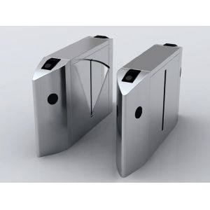 BLDC Motor Waist Height Flap Barrier Gate With Wire Drawing Surface Treatment