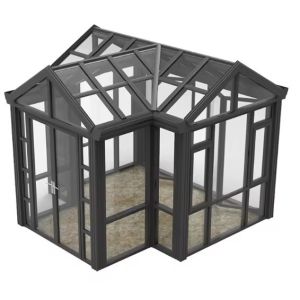 China Energy Saving Aluminum Sunroom Glass Houses Smooth Surface Customized Design on sale