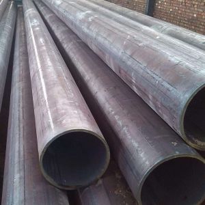 Straight Seam Longitudinal Q235b Carbon Steel Welded Pipe Od 195mm