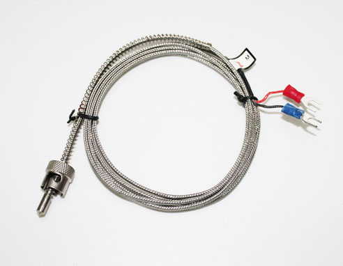 Adjustable Bayonet K type Thermocouple RTD SS304 High Accuracy Thermocouple Probe